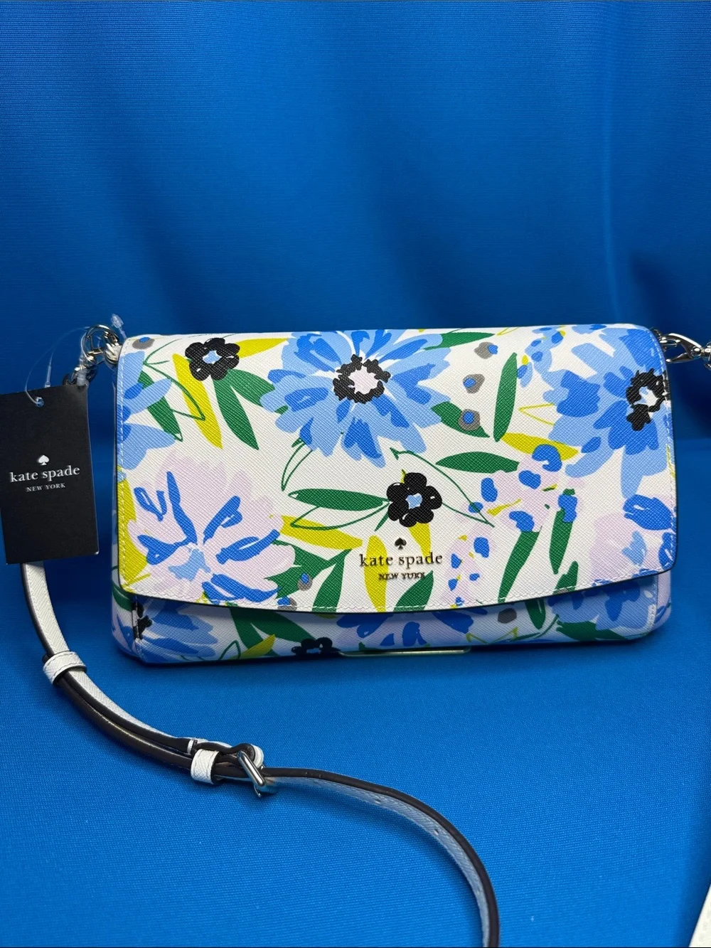 NWT $299 KATE SPADE NEW YORK MADISON FLORAL FESTIVAL WILLOW LAUREL WAY CROSSBODY